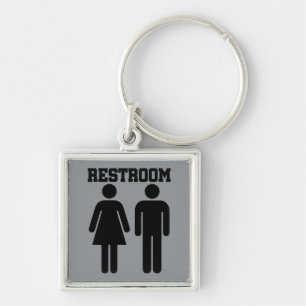 Porte-clés Salle de bain toilettes WC simple minimaliste