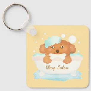 Porte-clés Salon de toilettage des chiens