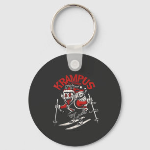 Porte-clés Salut de Noël de Krampus le diable de Noël