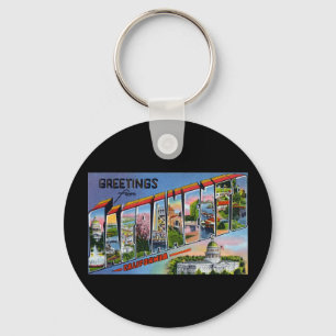 Porte-clés Salutations de Sacramento la Californie