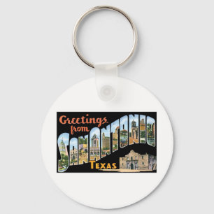 Porte-clés Salutations De San Antonio Texas