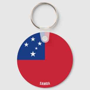 Porte-clés Samoa Drapeau charmant patriotique
