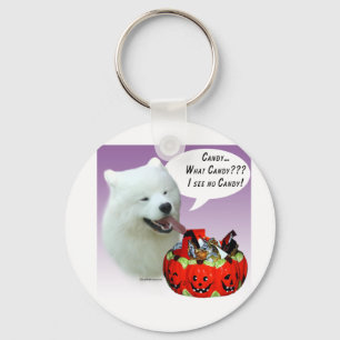 Porte-clés Samoyed Halloween Candy