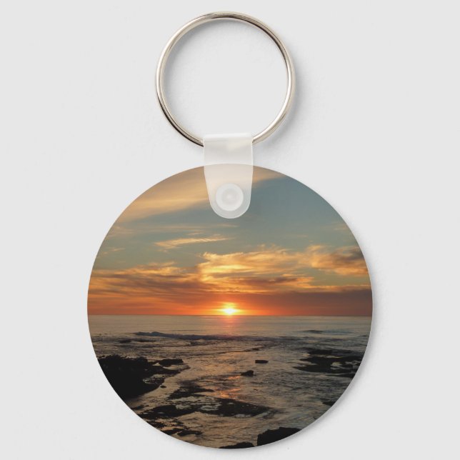 Porte-clés San Diego Sunset II California Seascape (Recto)