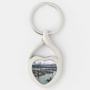 Porte-clés San Francisco et Otaries de la Jetée 39 sur la toi