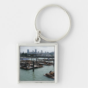 Porte-clés San Francisco et Otaries de Pier 39 Ciel de la Vil