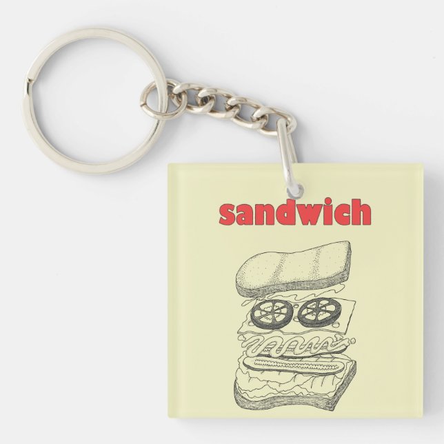 Porte-clés Sandwich (Devant)