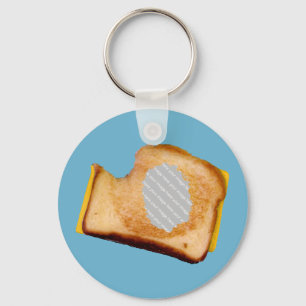 Porte-clés Sandwich grillé personnalisable à fromage