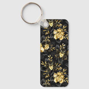 Porte-clés Sans couture avec orchidées de bijoux