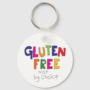 Porte-clés Sans gluten, pas par choix coeliaque