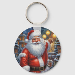 Porte-clés Santa Clause Joyeux Noël Bonne année