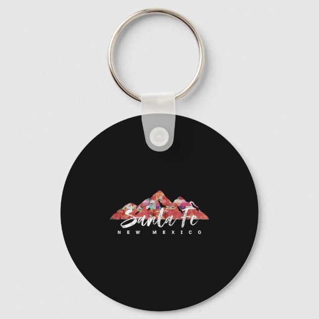 Porte-clés Santa Fe New Mexico Family Travel Hiking Camping S (Recto)