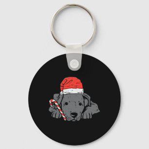 Porte-clés Santa hat pitbull pit chien noël Noël Noël