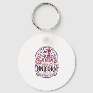 Porte-clés Santa Licorne Favorite de Santa Licorne