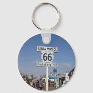 Porte-clés Santa Monica, California - RT 66