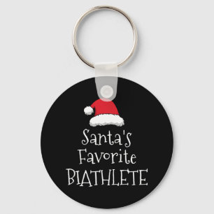 Porte-clés Santas Favorite Biathlte