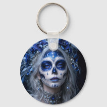 Sapphire Moon Calavera – Bleu Céleste