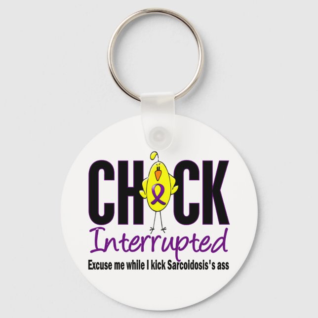 Porte-clés Sarcoidose Chick Interrompu (Recto)