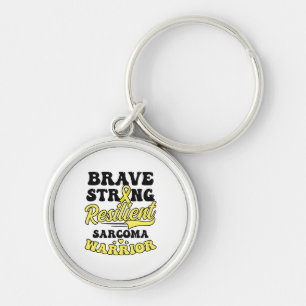 Porte-clés Sarcoma Cancer Chemise brave résistance forte