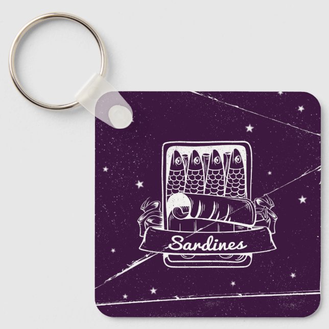 Porte-clés Sardines dans une boîte (Recto)