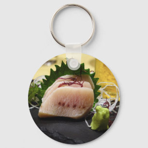 Porte-clés Sashimi Mekajiki Espadon Wasabi Cru Frais