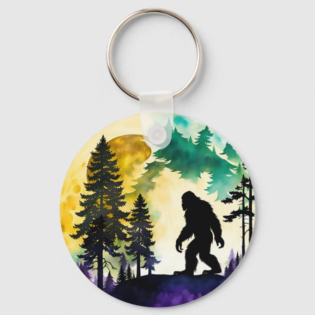 Porte-clés Sasquatch pleine lune (Recto)
