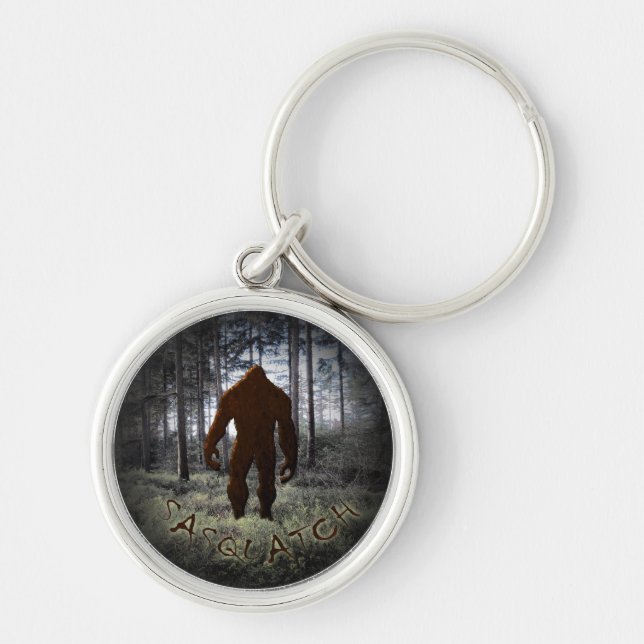 PORTE-CLÉS SASQUATURE EN BOIS (Devant)
