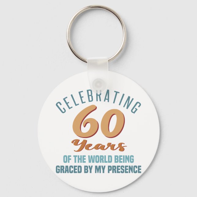 Porte-clés Sassy 60th Birthday Attitude (Recto)
