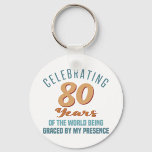 Porte-clés Sassy 80th Birthday Attitude