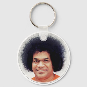 Porte-clés Sathya Sai Baba Portrait sur Keychaine