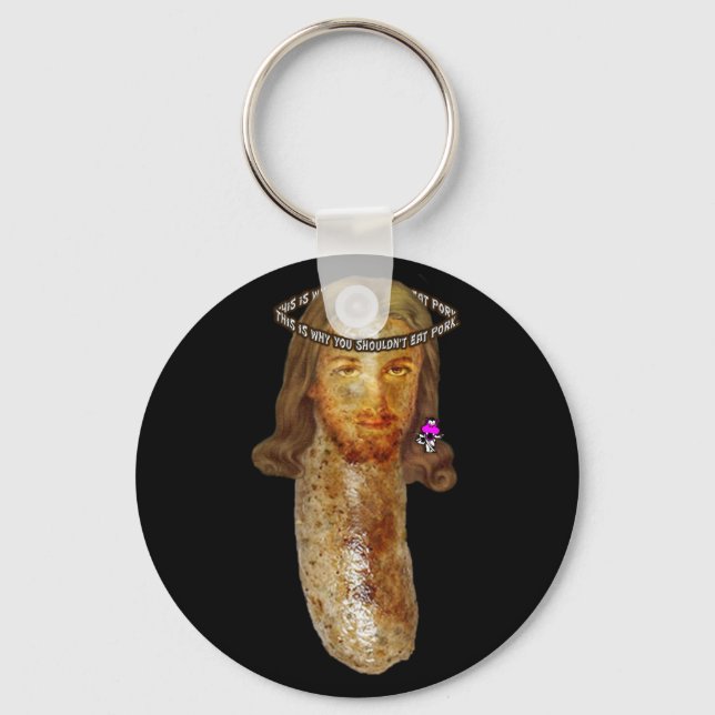 Porte-clés Saucisse Jésus (Recto)