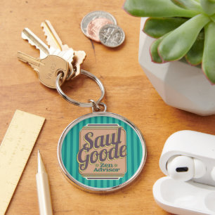 Porte-clés Saul Goode Zen Advisor Aqua Stripes BG