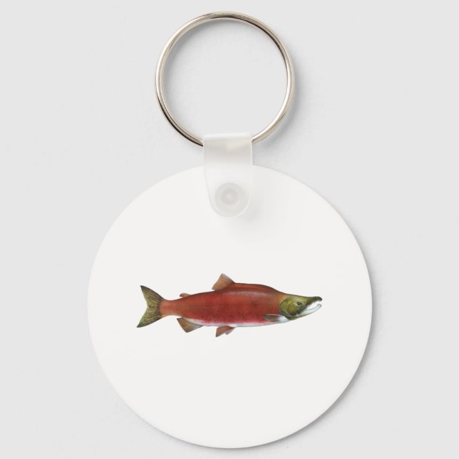 Porte-clés Saumon Sockeye (Recto)