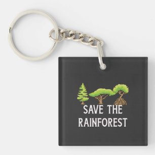 Porte-clés Sauver la forêt tropicale