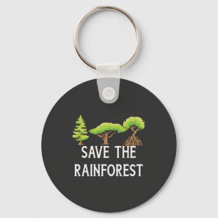 Porte-clés Sauvez la forêt tropicale