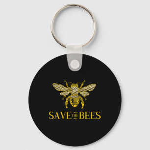 Porte-clés Sauvez La Trousse Du Peigne Des Abeilles