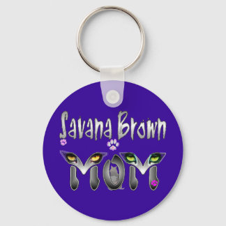 Porte-clés Savana Brown Chat Maman Cadeaux