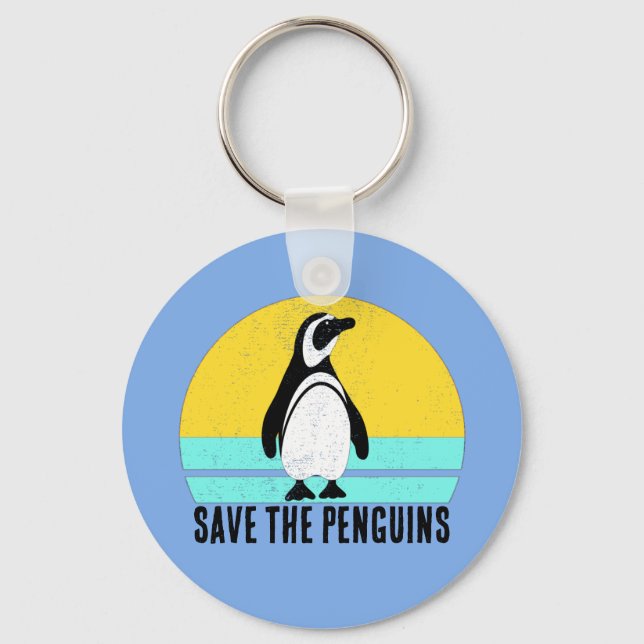 Porte-clés Save The Penguins (Recto)