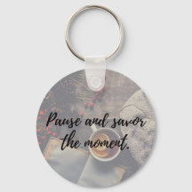 Savourez le Porte - clé de devis de moment