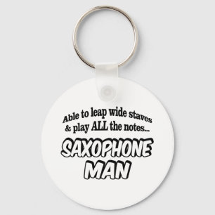 Porte-clés Saxophone Man - Music Superhero