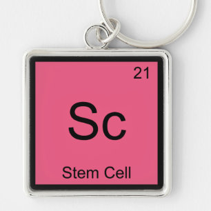 Porte-clés Sc - Cellule Souche Chemise Drôle Symbole Élément 