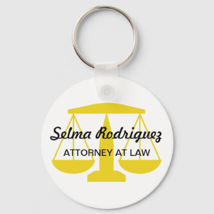 Porte-clés Scales de justice personnalisées