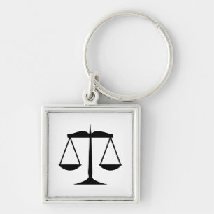 Porte-clés Scales of Justice (Droit)