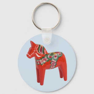 Porte-clés Scandinave de cheval de Dala de Suédois