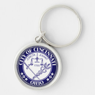 Porte-clés Sceau de la ville de Cincinnati, Ohio