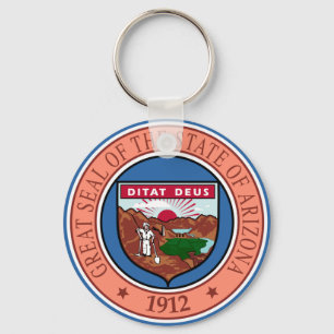 Porte-clés Sceau de l'Arizona Porte - clé de l'Etat des USA
