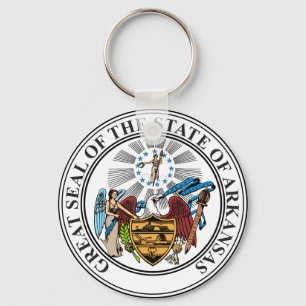 Porte-clés Sceau de l'Arkansas Porte - clé américain