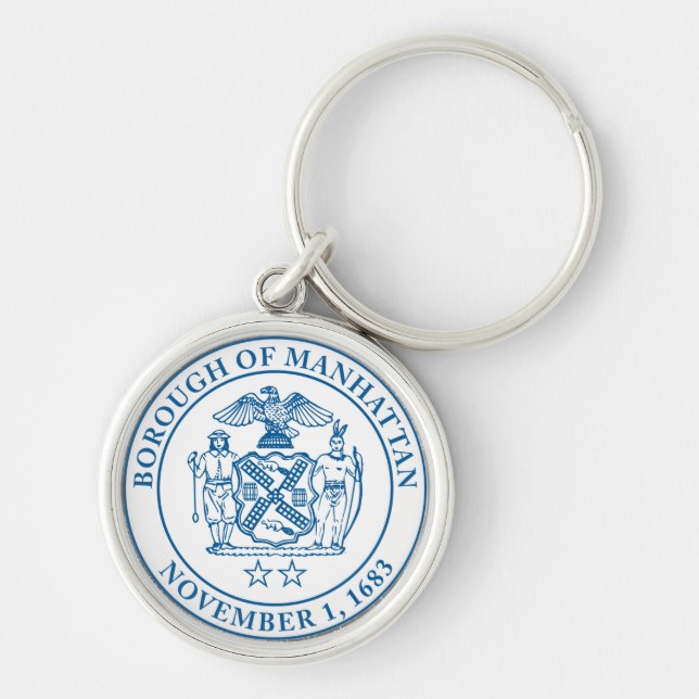 Porte-clés Sceau de l'arrondissement de Manhattan, Porte - cl (Devant)