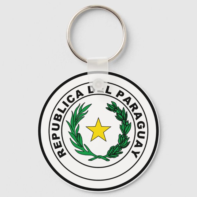 Porte-clés Sceau du Paraguay (Recto)