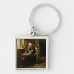 Porte-clés Scellant une lettre, 1890 (huile sur le panneau)